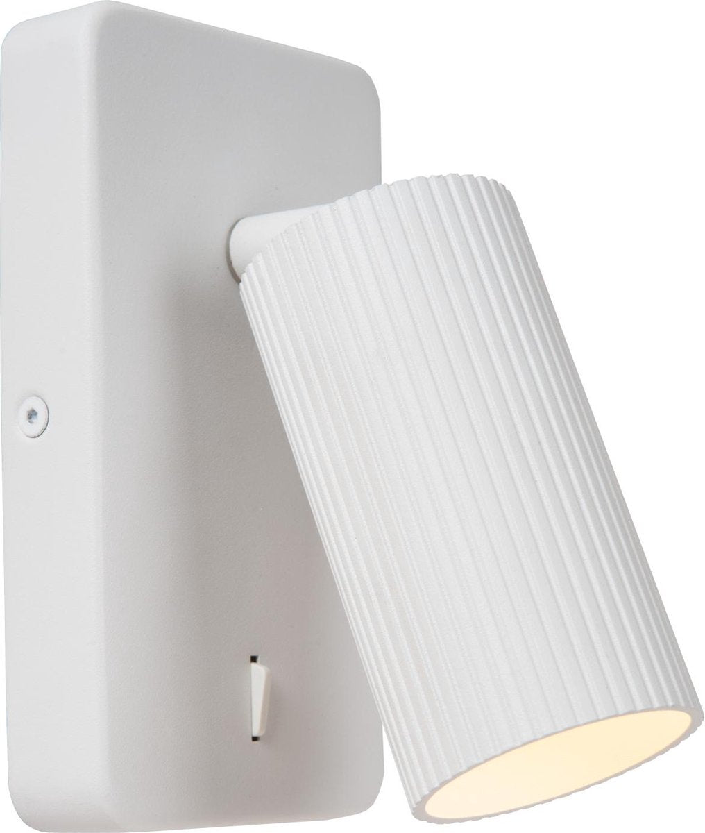 Lucide clubs - bedlamp wandlamp - 1xgu10 - wit
