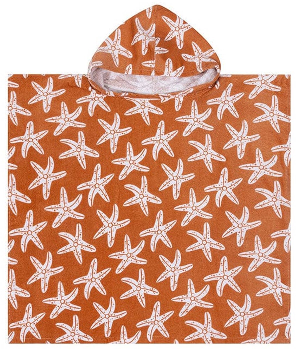 SEASTAR | Oranje Strandponcho 65 x 65 cm