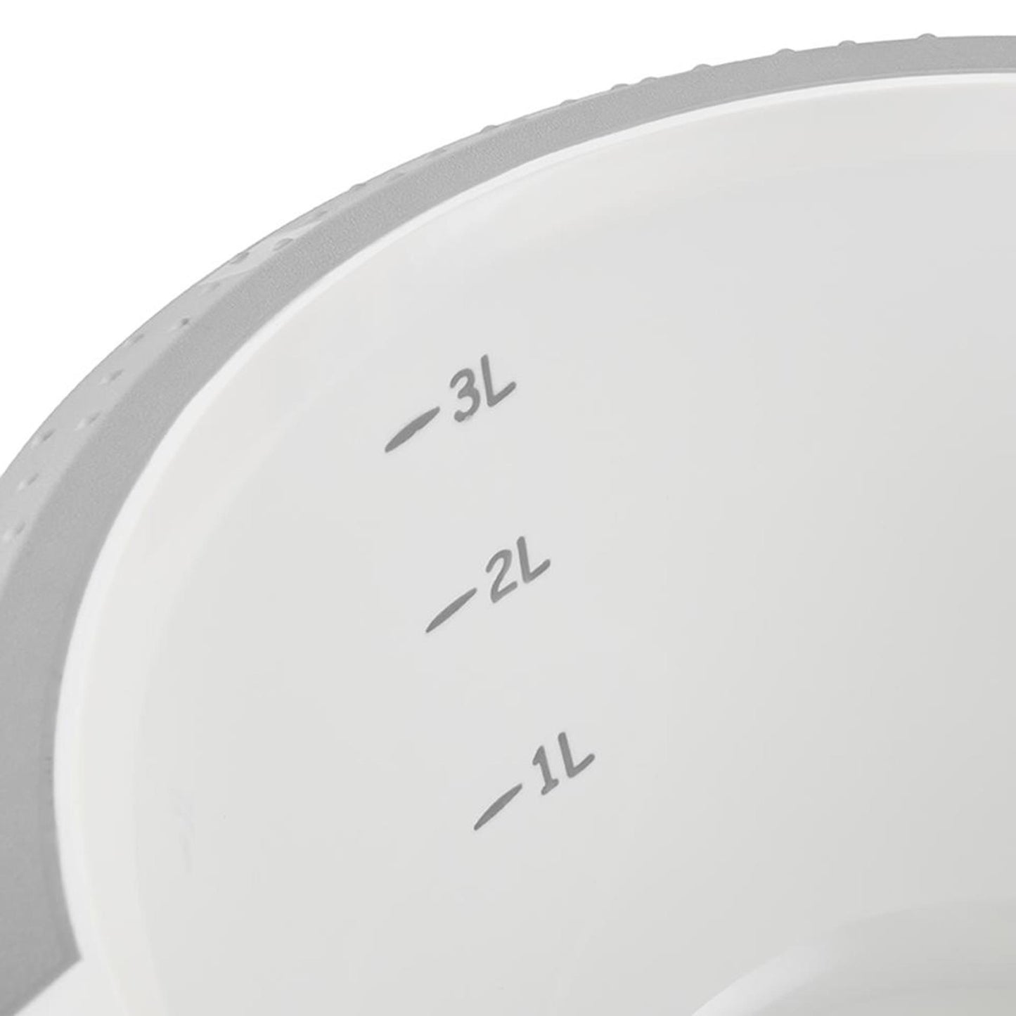 Ciotola Keeper antiscivolo 3,5l bianco grigio