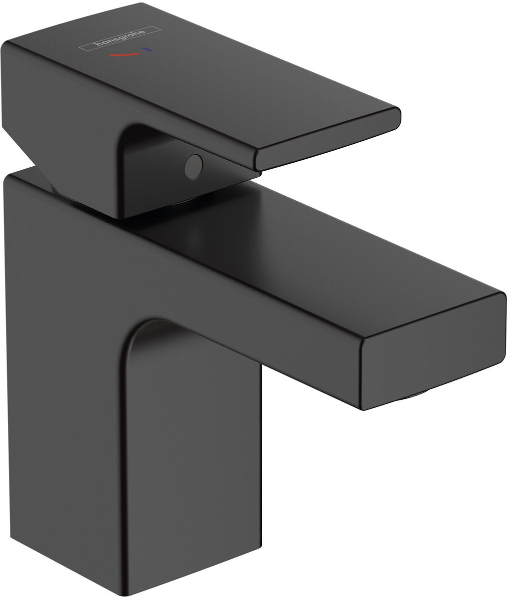 Hansgrohe Paint Shape - Miscelatore per lavabo - Funzionamento monocomando - Cool Start a risparmio energetico - con scarico automatico - Misura 70 mm - Nero opaco