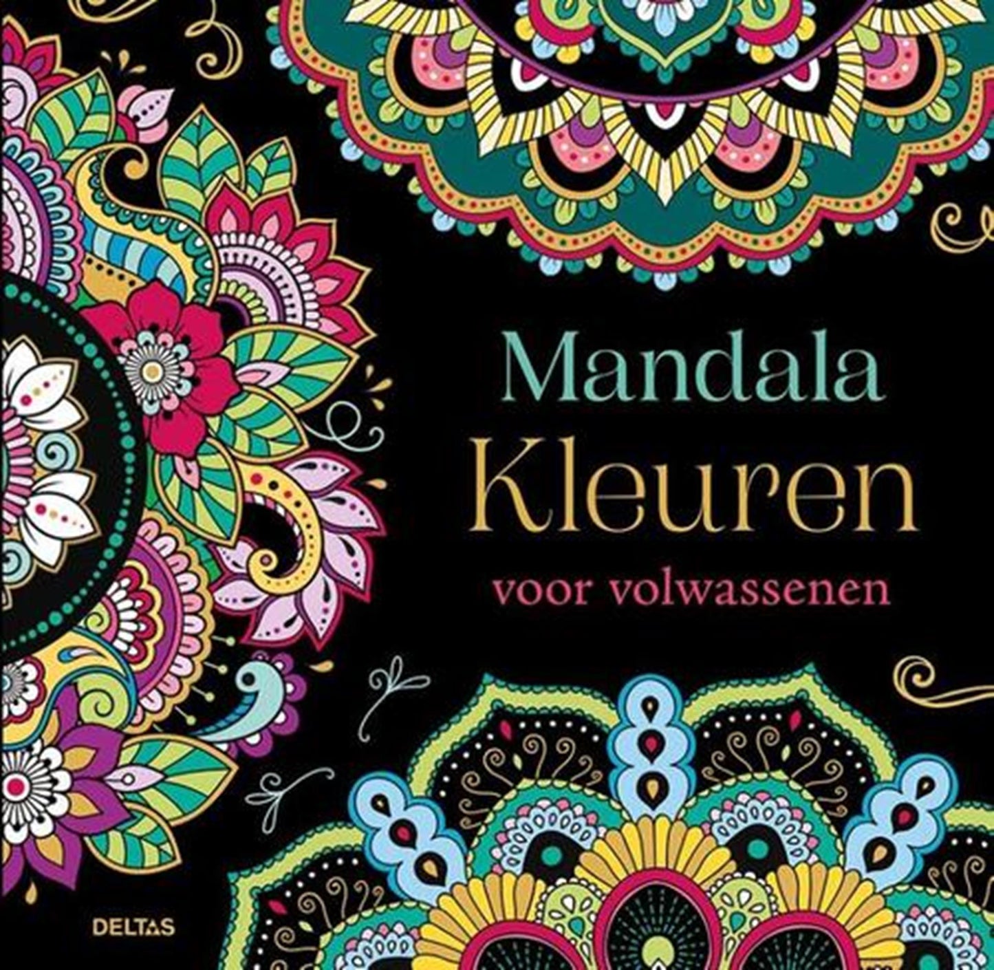 Colorear mandala deltas para adultos