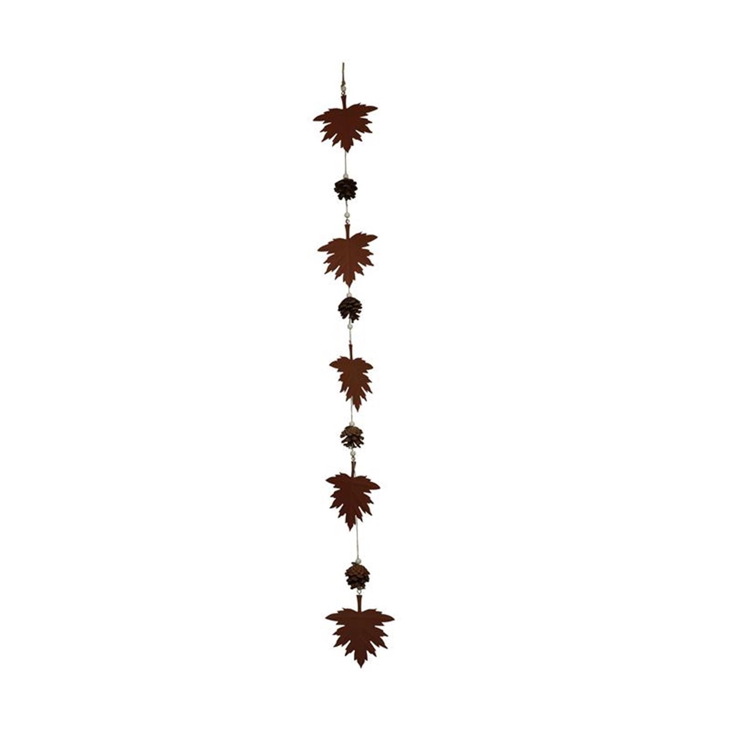 Dijk natural collections guirnalda hojas metal 13x5x34cm
