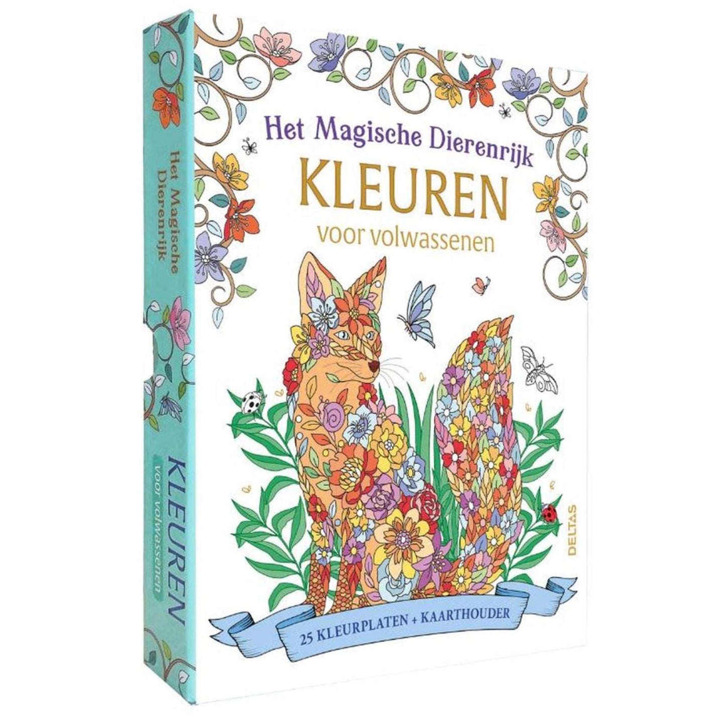 Libro para colorear para adultos Deltas - reino animal