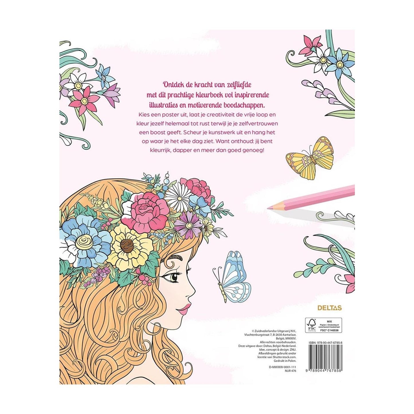 Libro da colorare di Delta cromoterapia: ama te stesso