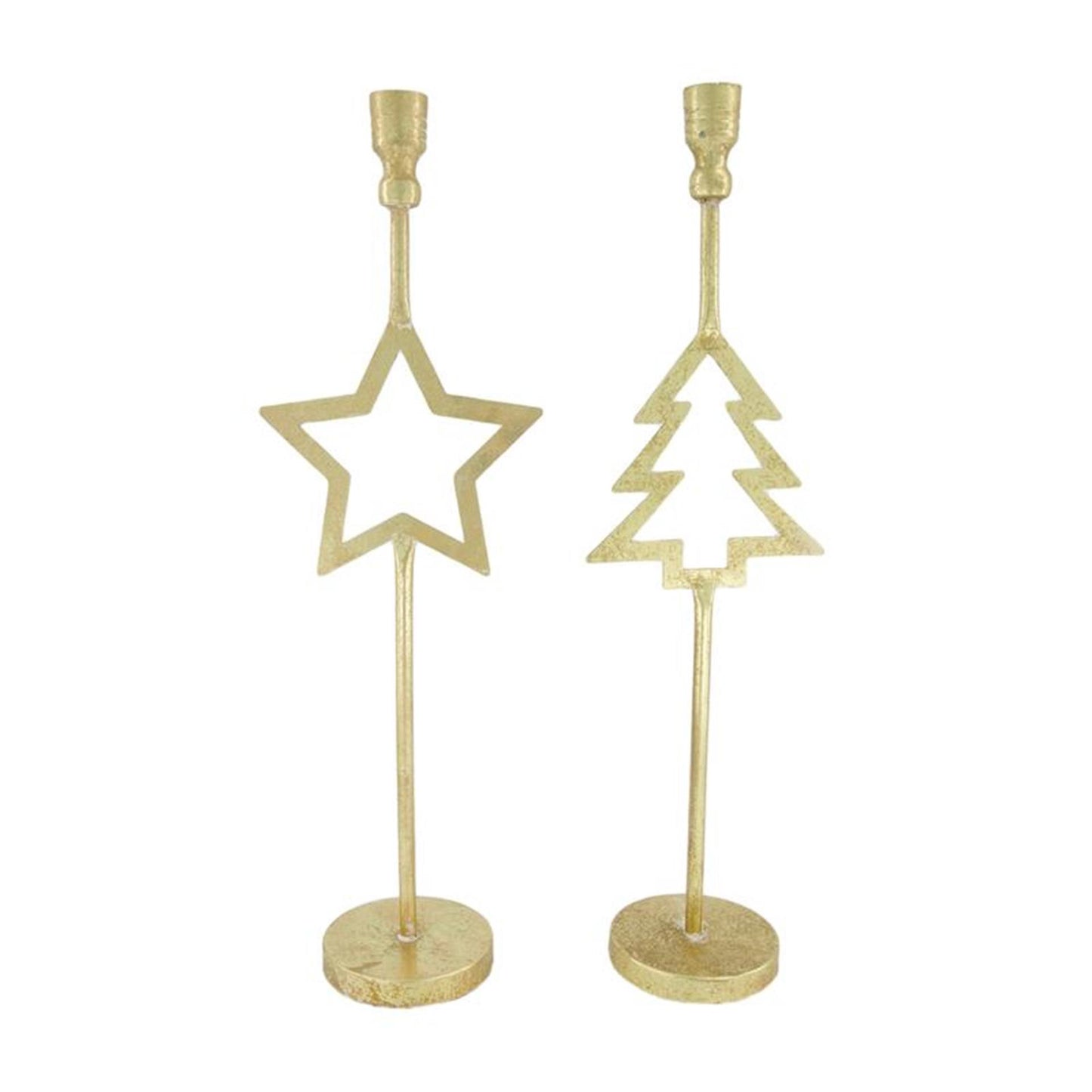 Dijk Natural Collection Candeliere Albero Stella 16x10,6x51,5 cm