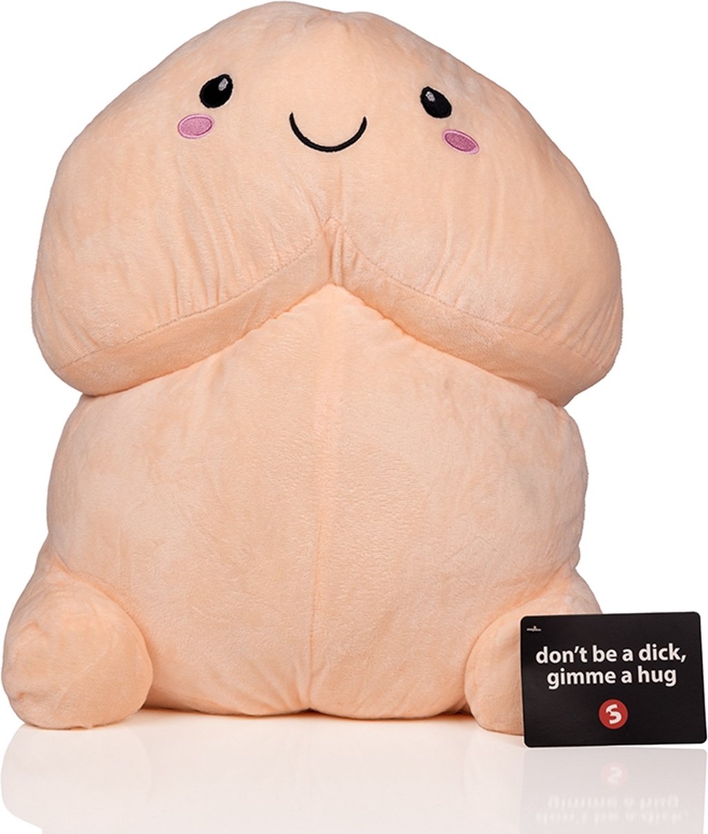 Shots - s-line short penis knuffel - flesh pluche van 50 cm