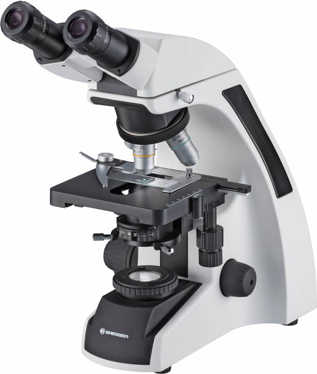 Microscopio Bresser - scienza TFM-201 bino - ingrandimento 40x-1000x - bianco nero