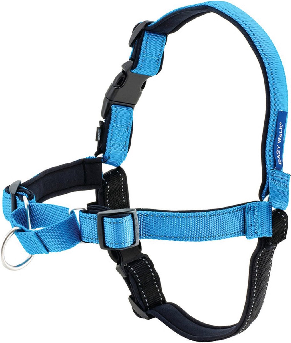 Petsafe easy walk deluxe arnés - arnés para perros - azul - m l