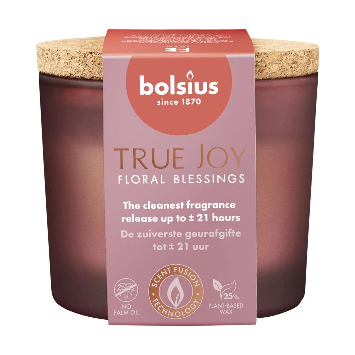 Glass de fragancia con corcho 66 83 True Joy Bendiciones florales