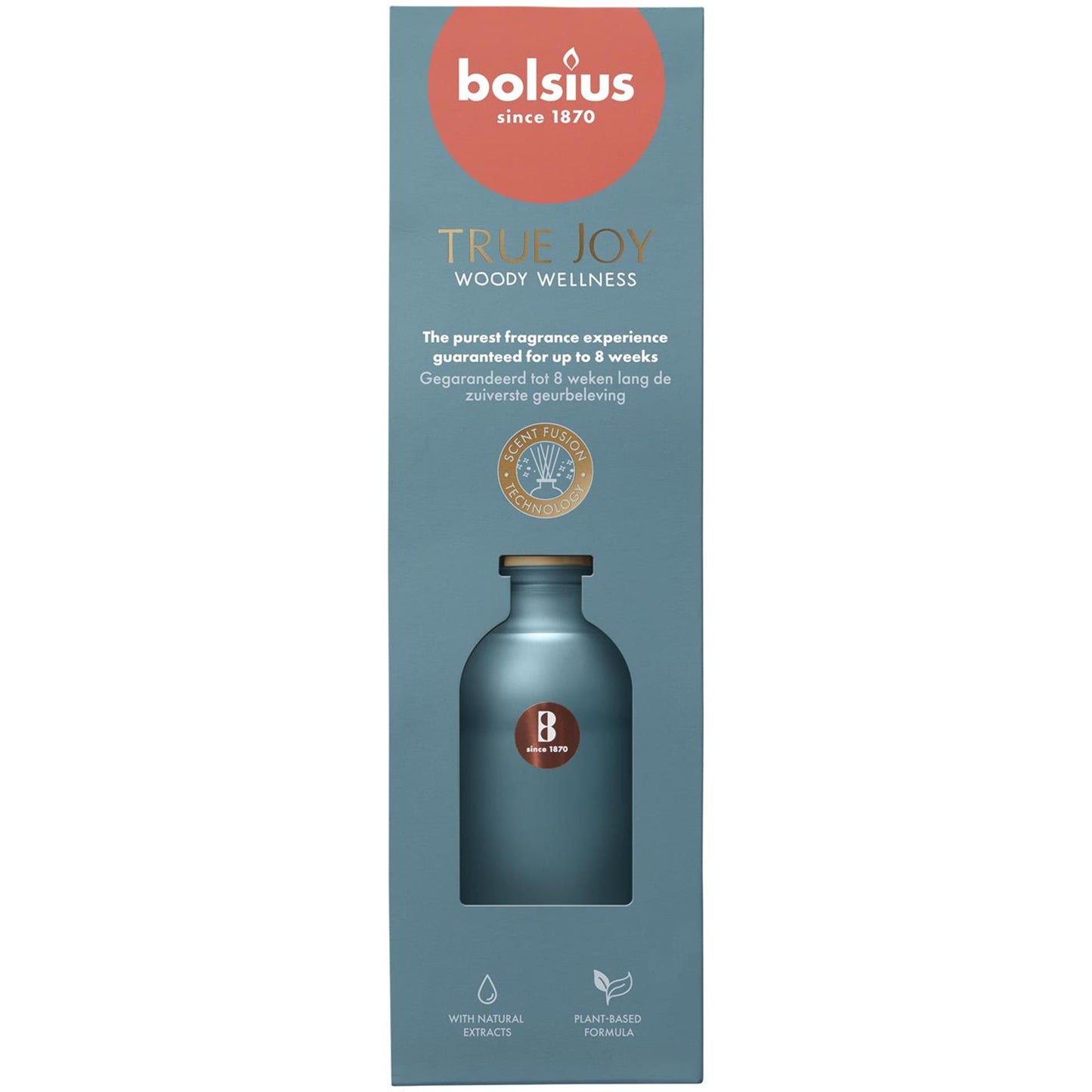 Bolsius fragancia en barritas 80ml bienestar amaderado