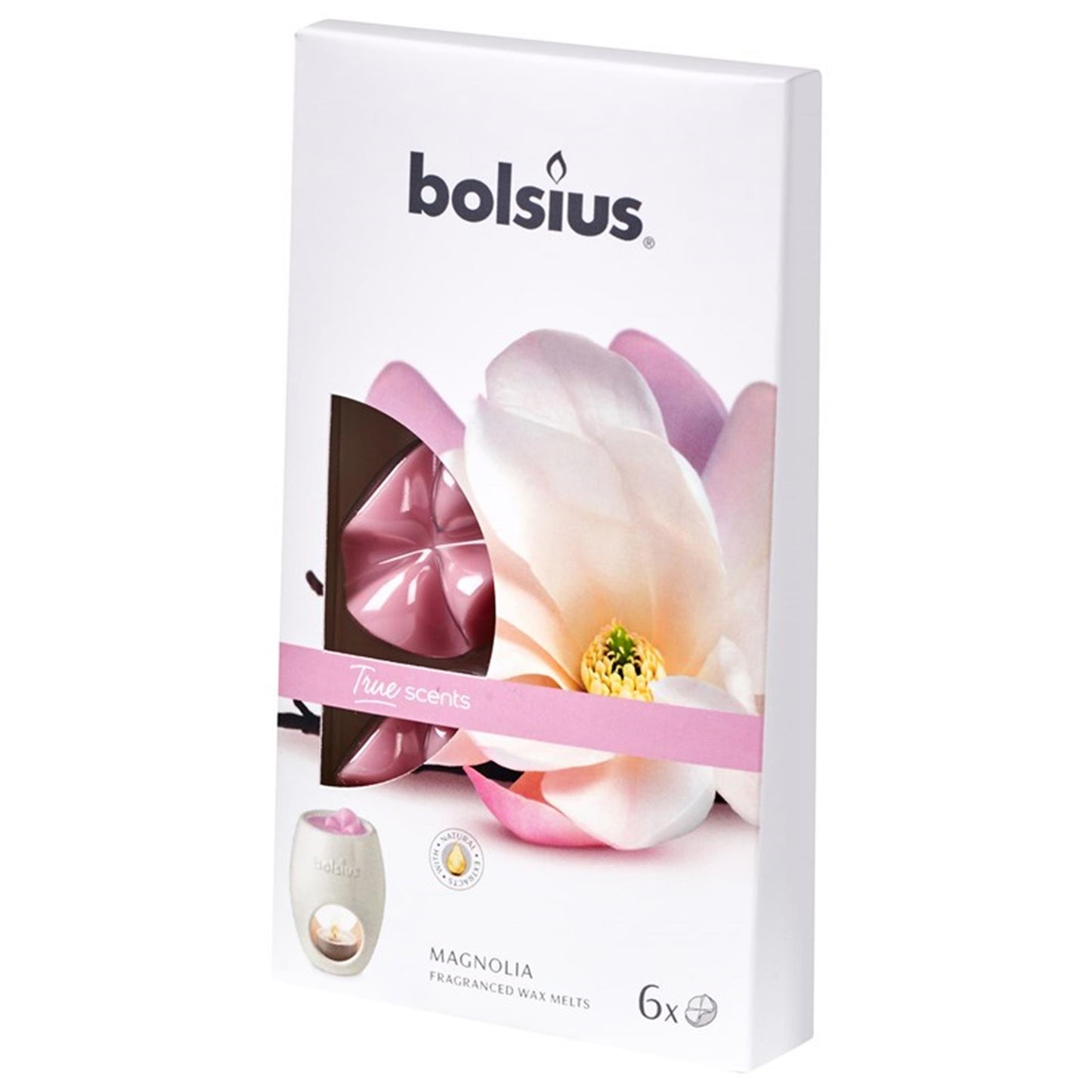 Bolsius cera fusibile profumata magnolia 6 pz