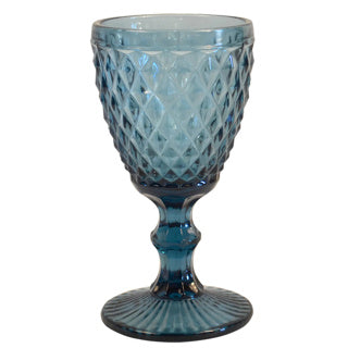 Diamond Wine Glass 20cl blu