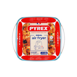 Teglia da forno Pyrex per friggitrice ad aria 20x17x6 cm | 2 pezzi