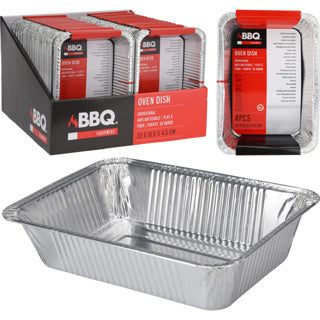 Set di contenitori per preparazione barbecue da 4 pezzi | 36 pezzi