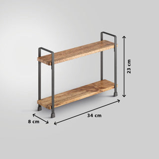 Metaltex york lava especiero 2 niveles 8x34x23 cm