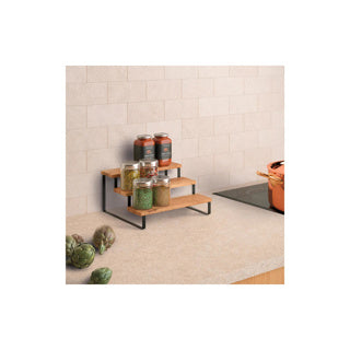 Metaltex york lava especiero 3 niveles 23x27x13 cm
