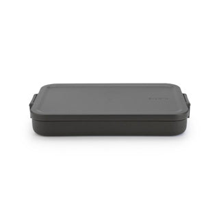 Brabantia Lunchbox prendi il grigio scuro piatto