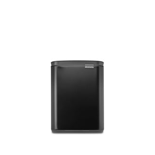Brabantia Bo Waste Bocket, 7L - Matt Black