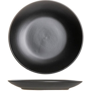Piatto 21 cm nero opaco | 6 pezzi