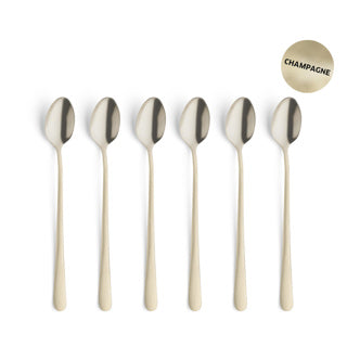 Amefa Amefa Austin Latte Spoons 6 pezzi Champagne