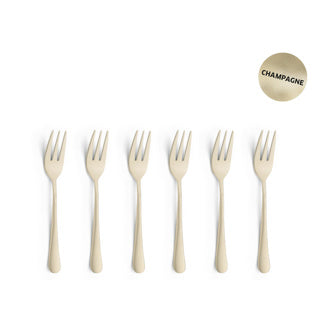 Amefa Cakes Fork Champagne 6 pezzi