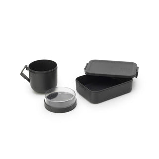 Brabantia pranzo set fa prendere grigio scuro a 2 pezzi
