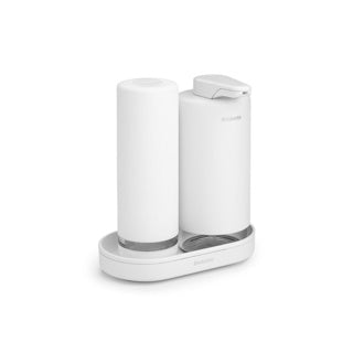 Juego de dispensador de jabón de brabantia Fregnstyle - Mineral Fresh White