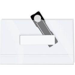 Naambadge office depot 25 stuks 54 x 90 mm pvc