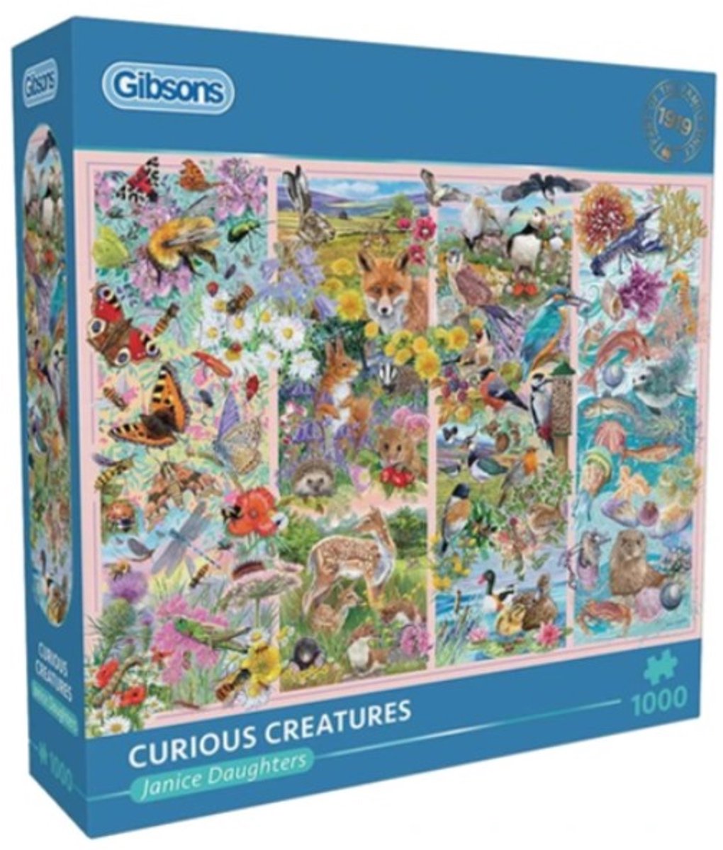 Gibsons - creature curiose (di Janice Daughters) - 1000 pezzi 68×49 cm (l×a) - puzzle per adulti