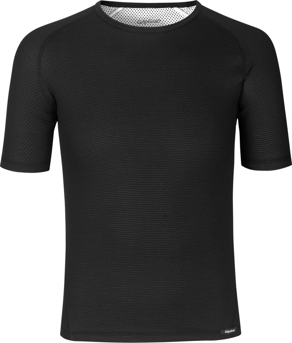 Gripgrab - ride thermal korte mouw fiets base layer ondershirt zweethemd - zwart - unisex - maat s