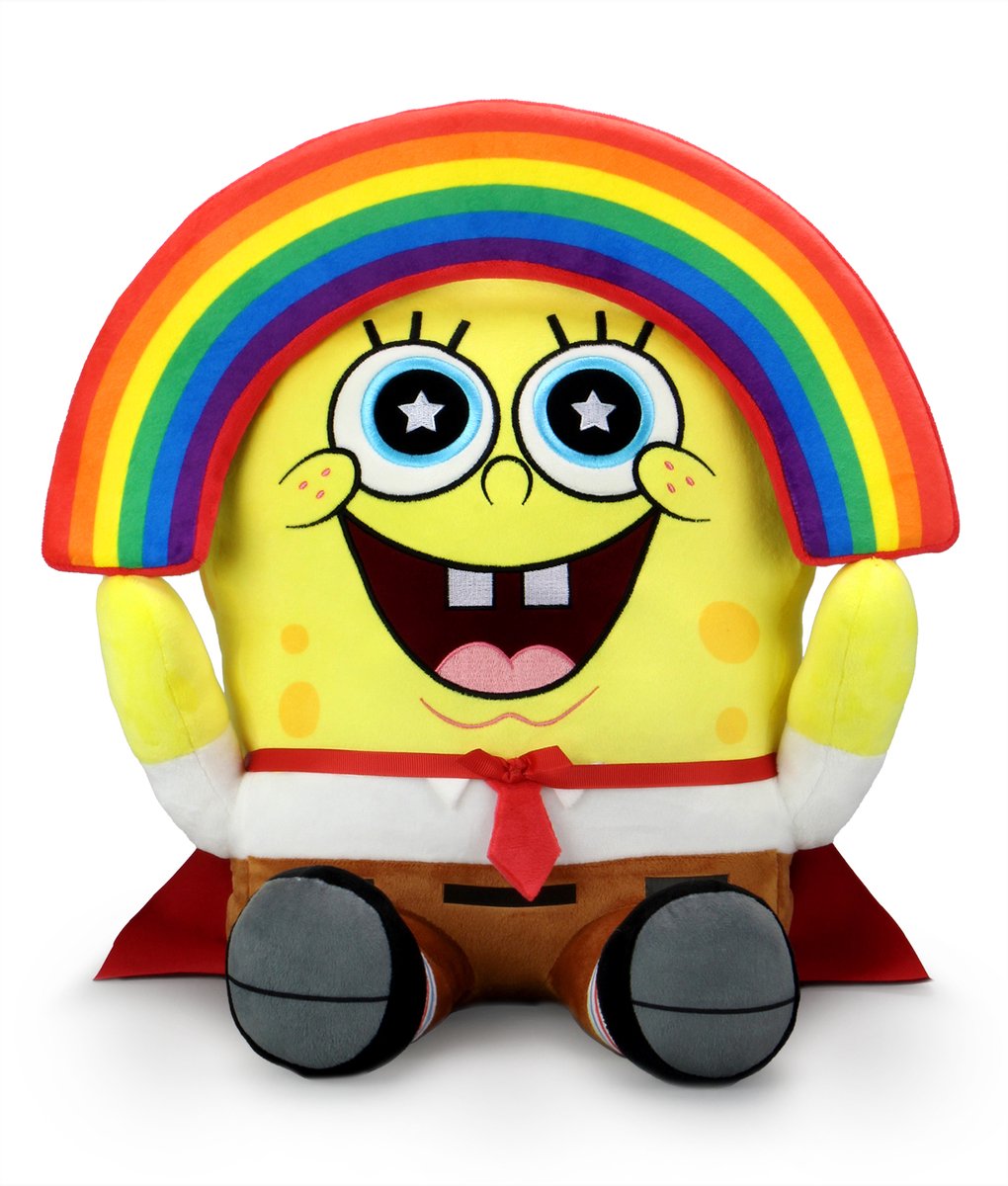 Peluche vibrante Kidrobot Spongebob Rainbow Hume