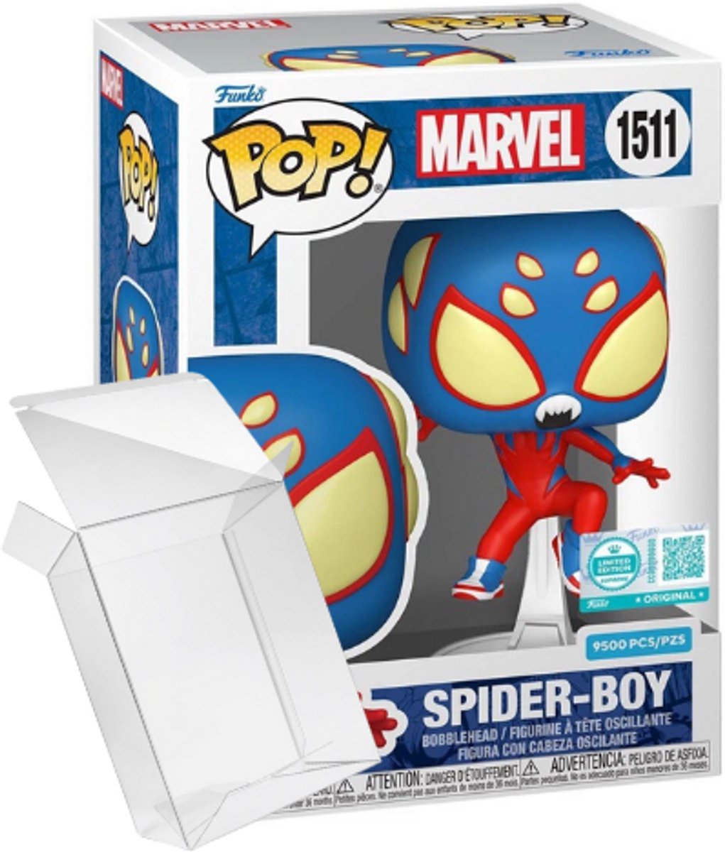¡Funko pop! marvel - spider-boy #1511 (edición limitada suprema 9500 piezas)