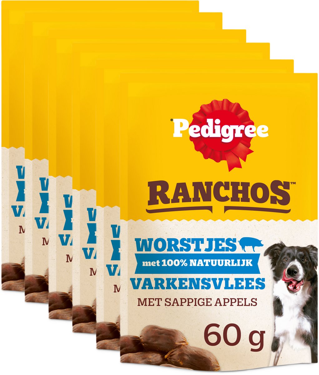 Snack per cani di razza - salsicce ranchos - 7x70g
