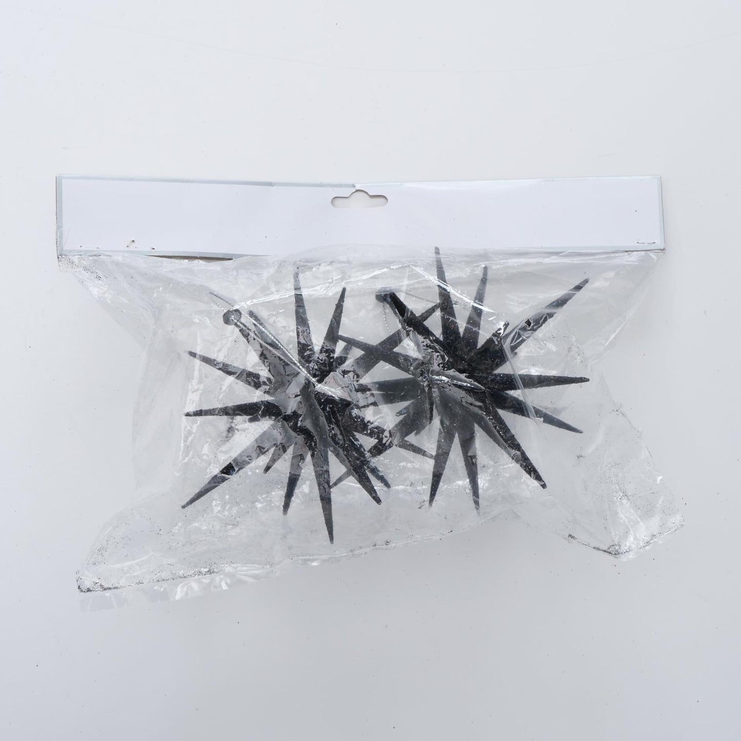 Boltze home deco colgante estrella h15cm negro 2 piezas