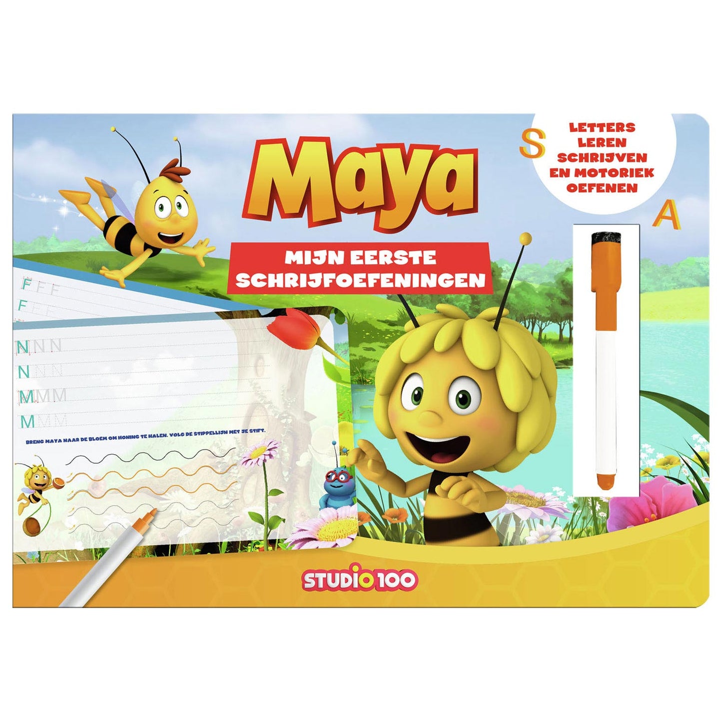 Maya de Bij Kartonboek - Escribir y WIS