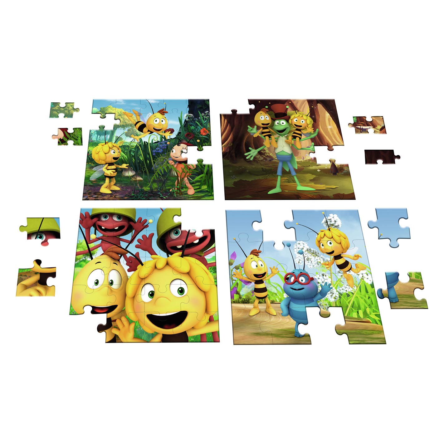 Maya de bij puzzle, 4in1