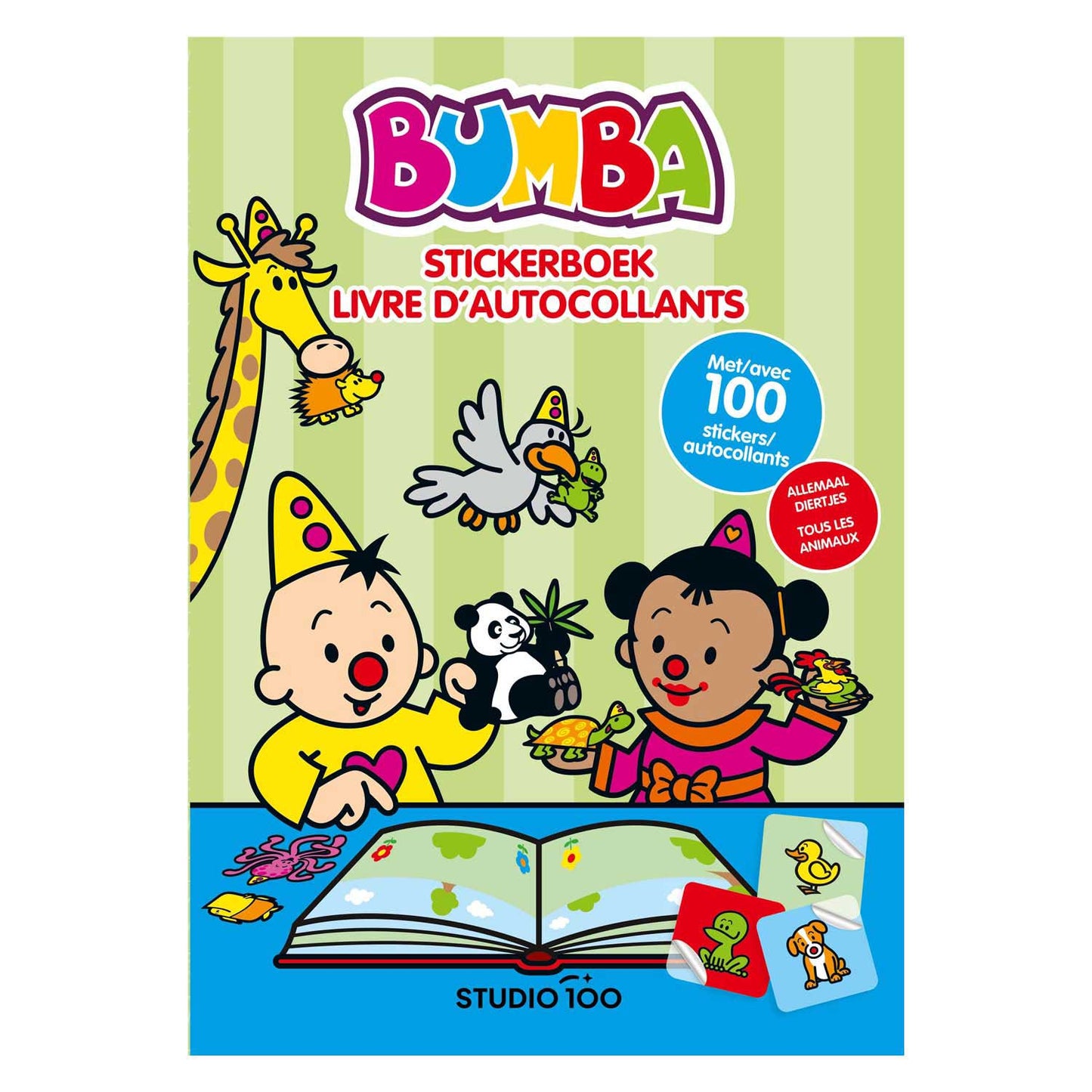 Libro de pegatinas Studio 100 Bumba - animales