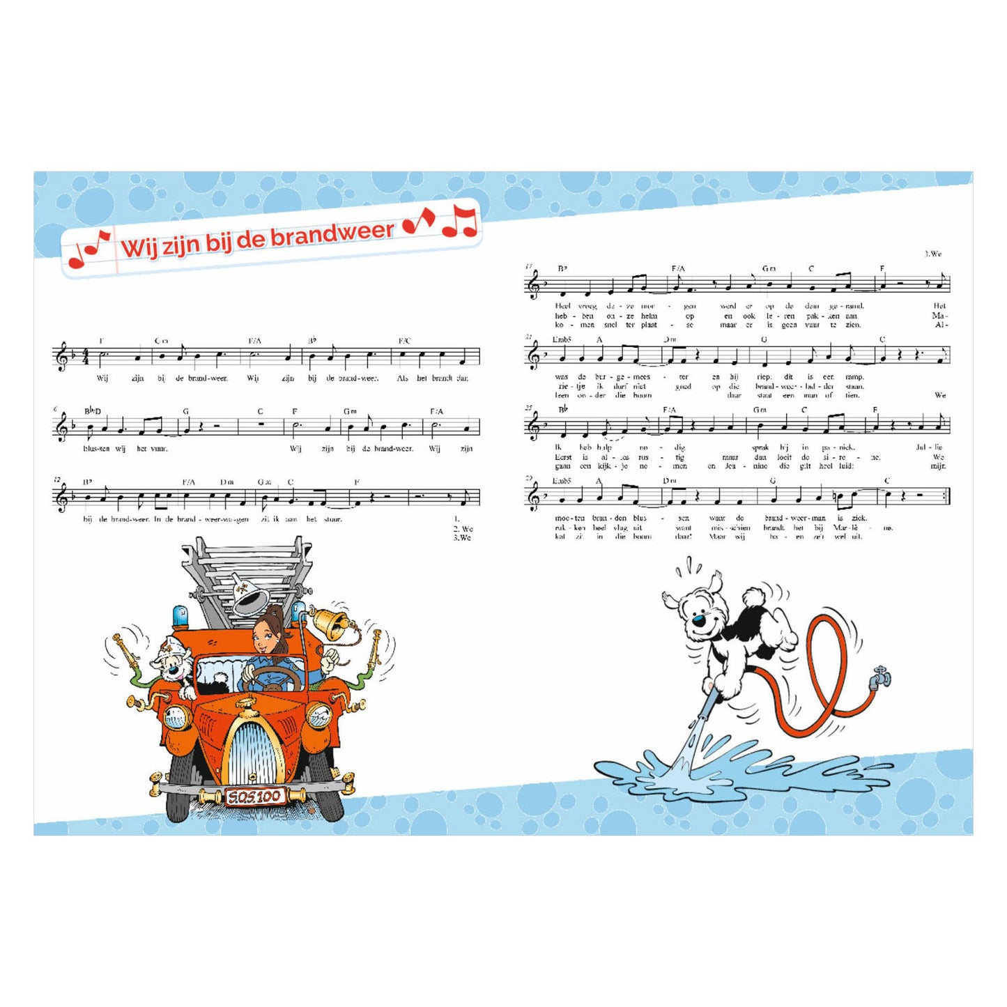 Libro de actividades de canciones de Studio 100 Samson Marie.