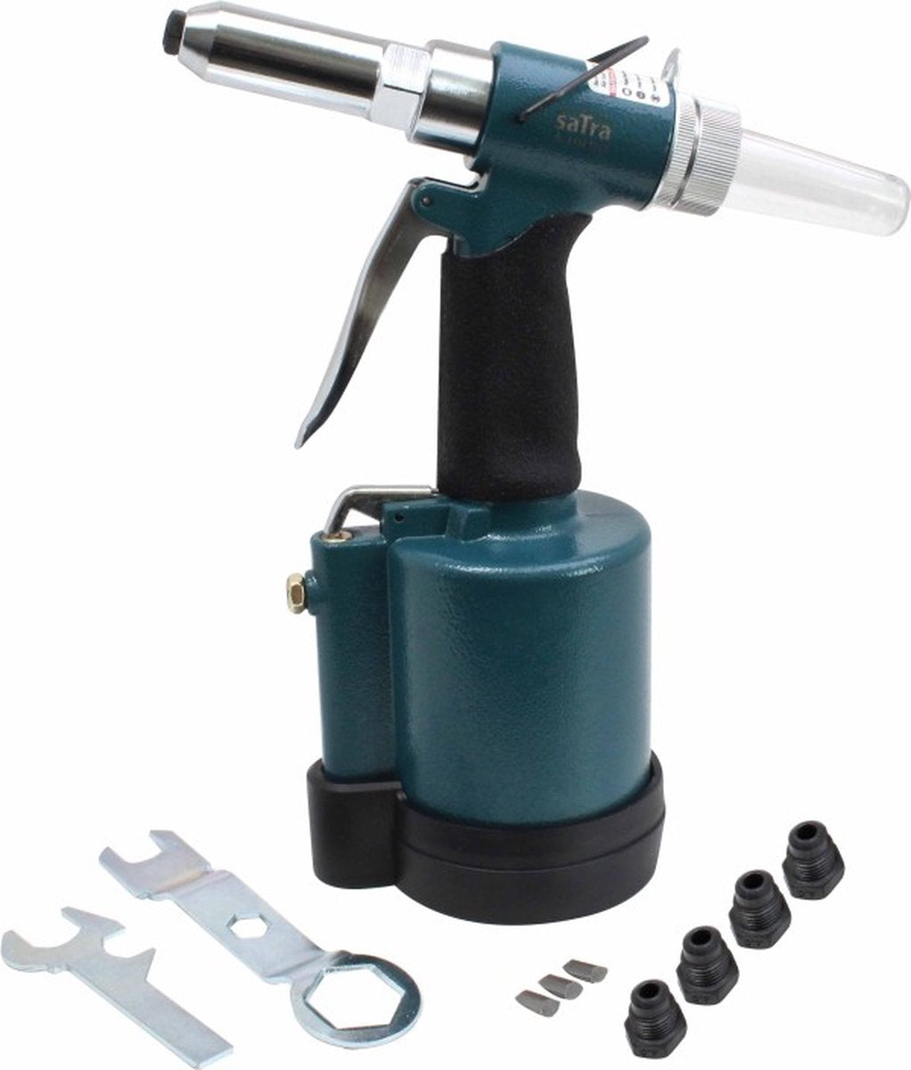 Pinza per pop aria Asta satra - da 2,4 a 6,4 mm - pinza per rivetti pneumatica - pinza per rivetti ad aria - satra