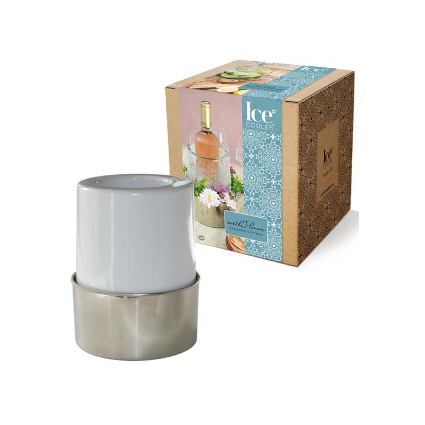 Ideas 4 estaciones con amor caja regalo hielera ø16xh18cm