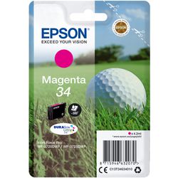 Cartucho de tinta epson 34 durabrite ultra magenta