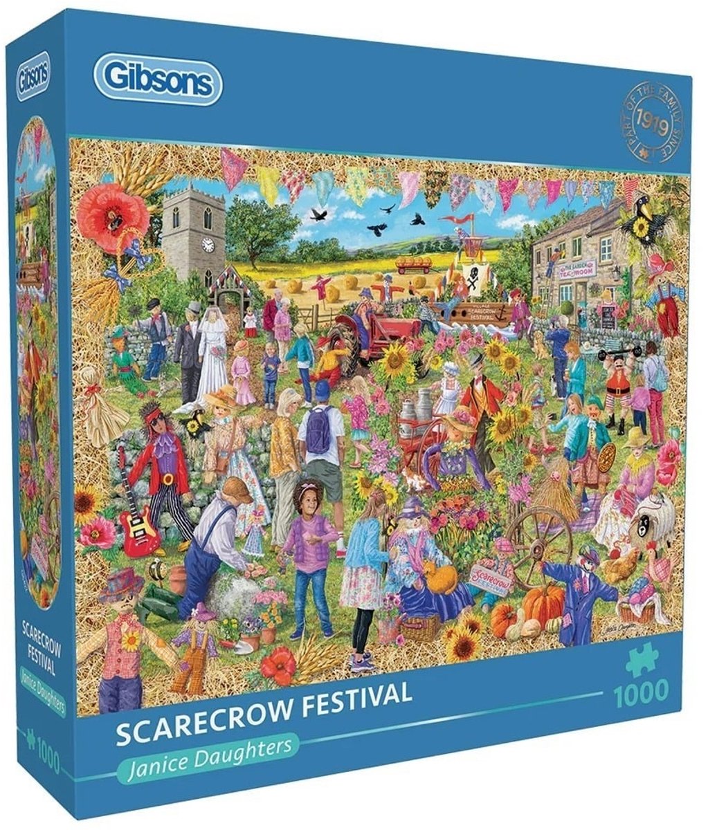 Gibsons - festival dello spaventapasseri (di Janice Daughters) - 1000 pezzi 68×49 cm (l×a) - puzzle per adulti