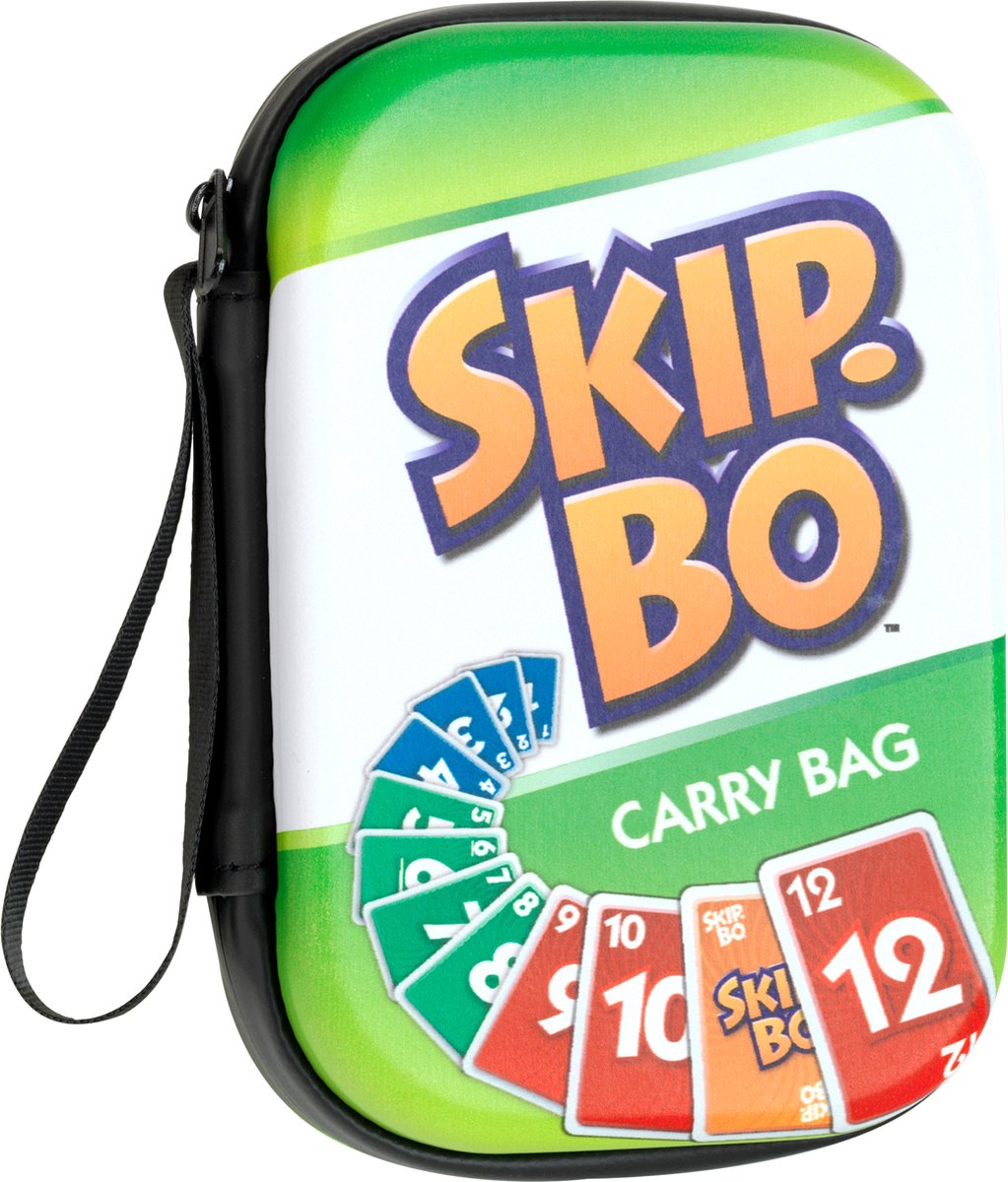 Klein toys skip bo - draagtas voor kaarten - skip-bo kaarten niet inbegrepen