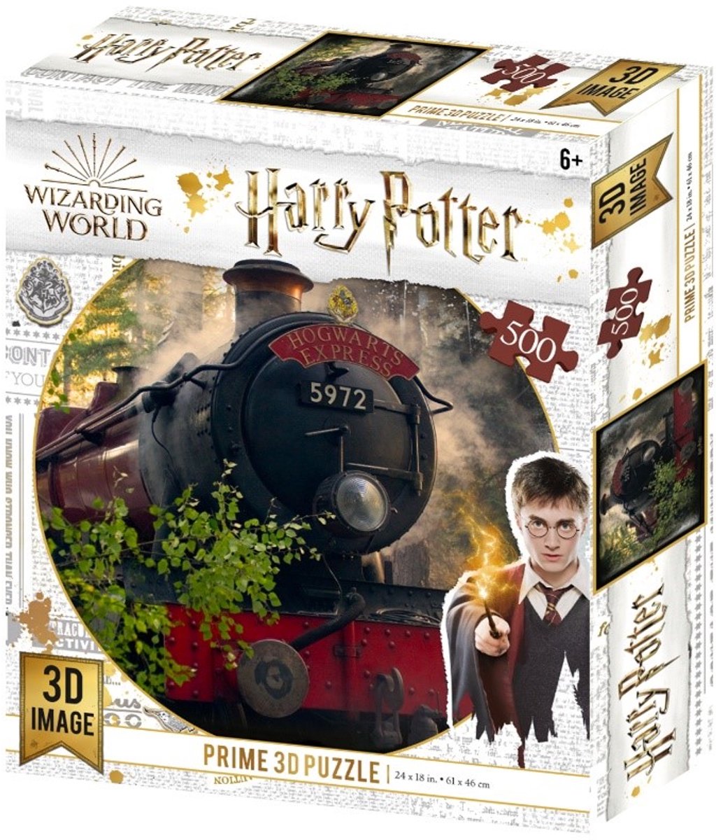 Tucker's fun factory 3d image puzzel - harry potter - hogwarts express (500)