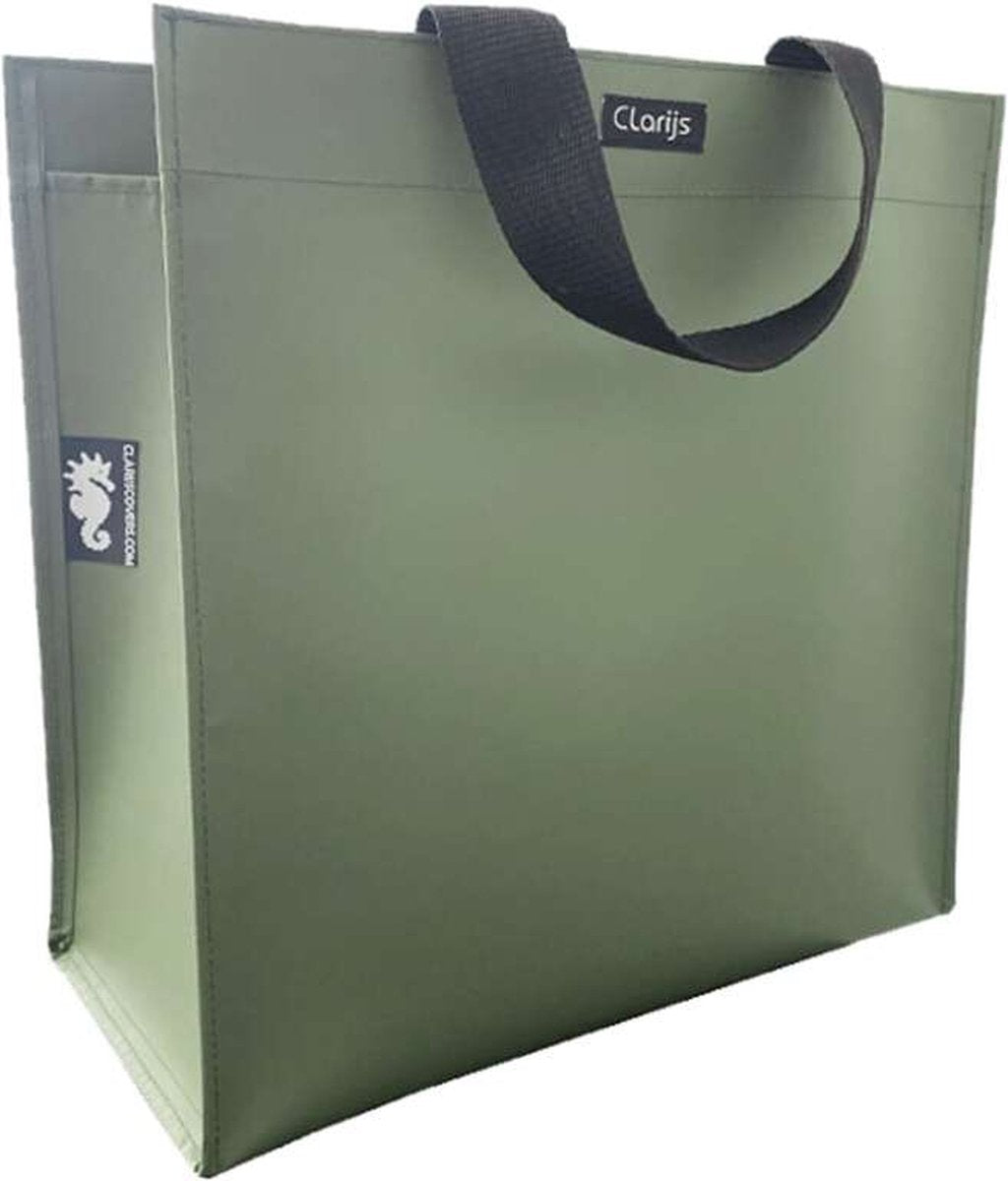 Clarijs Shoppertas Pvc 23L Matt Olive