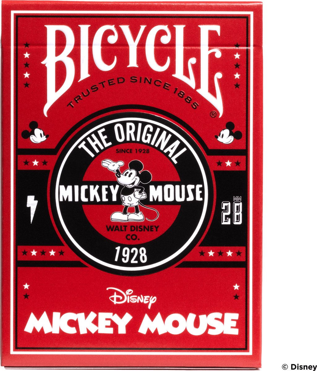Bicicleta disney classic mickey - naipes premium - poker - mickey mouse - creativos - coleccionables