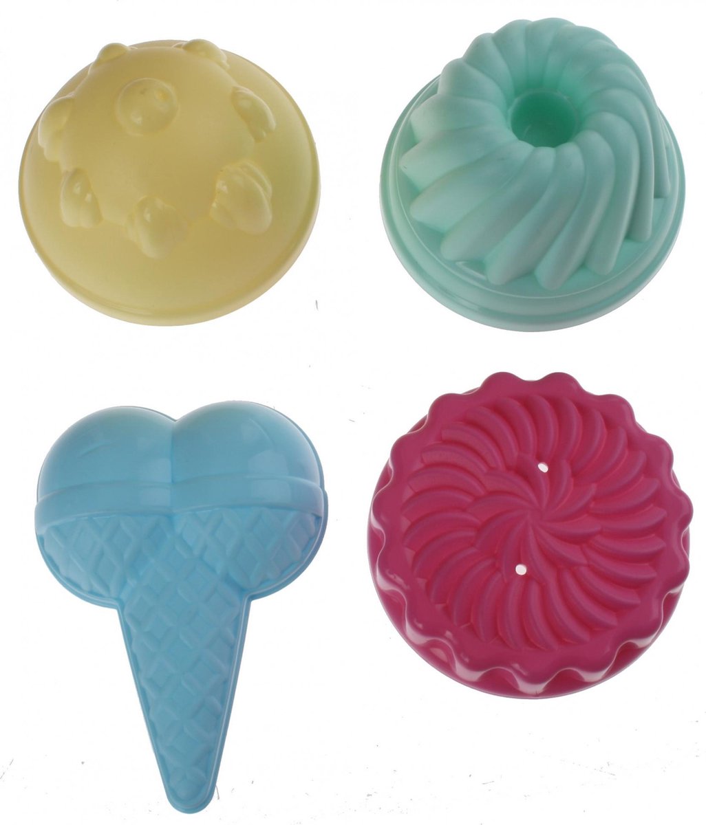 Forme di sabbia di ghiaccio e cupcakes, 4 °.