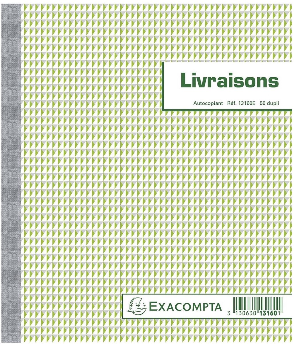 Exacompta leveringen, ft 21 x 18 cm, dupli (50 x 2 vel), franstalig