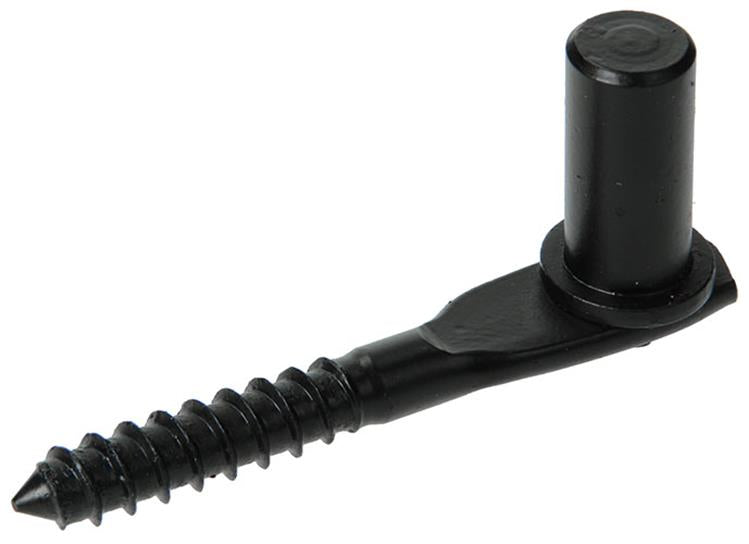 1013216 - gancio a vite per portello nero dia 18 mm | 10 pezzi