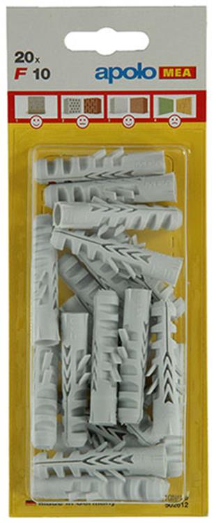 Celo 1015372 - 20 nylon pluggen f 502612 10mm | 5 stuks